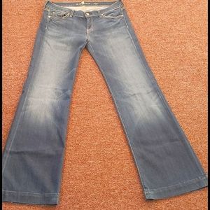 Authentic 7 of Mankind jeans 33 inseam
